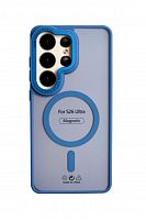Чехол-накладка для Samsung S948 S26 Ultra VEGLAS Fog Magnetic синий - фото