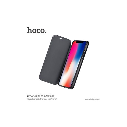Чехол-книжка для iPhone X/XS HOCO CRYSTAL черный - оптовая продажа фото 3 Чехол-книжка для iPhone X/XS HOCO CRYSTAL черный - фото фото 3