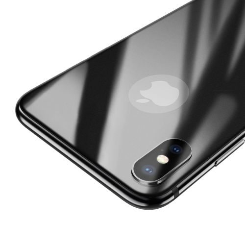 Защитное стекло для iPhone X/XS/11 Pro 3D HOCO A3 Anti-fingerprint curved МАТОВОЕ ЗАДНЕЕ черный оптом, в розницу Центр Компаньон фото 4