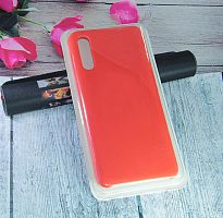 Чехол-накладка для Samsung A505F A50 SILICONE CASE NL красный (1) - фото