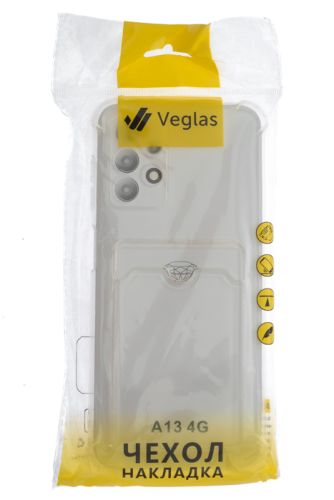 Чехол-накладка для Samsung A135F A13 VEGLAS Air Pocket прозрачный оптом, в розницу Центр Компаньон фото 4