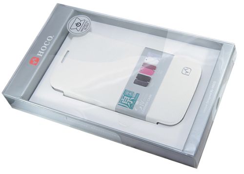 Чехол-книжка для Samsung i9500 HOCO ORIGINAL бел ГОР оптом, в розницу Центр Компаньон фото 3