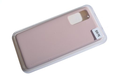 Чехол-накладка для Samsung G780F S20 FE SILICONE CASE NL закрытый светло-розовый (18) оптом, в розницу Центр Компаньон фото 2
