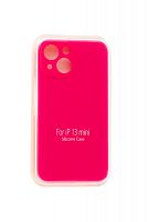 Купить Чехол-накладка для iPhone 13 Mini VEGLAS SILICONE CASE NL Защита камеры глубокий розовый (47) оптом, в розницу в ОРЦ Компаньон