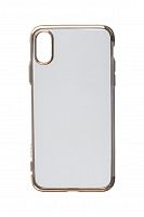 Чехол-накладка для iPhone XR ELECTROPLATED TPU DOKA золото - фото