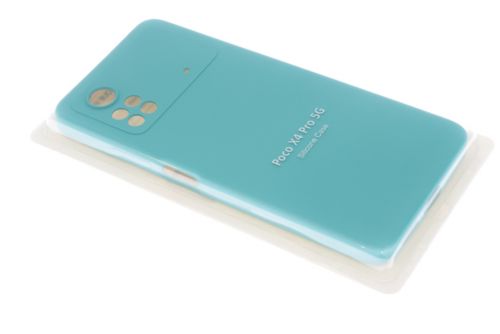 Чехол-накладка для XIAOMI POCO X4 Pro VEGLAS SILICONE CASE закрытый бирюзовый (2) - оптовая продажа фото 2 Чехол-накладка для XIAOMI POCO X4 Pro VEGLAS SILICONE CASE закрытый бирюзовый (2) - фото фото 2