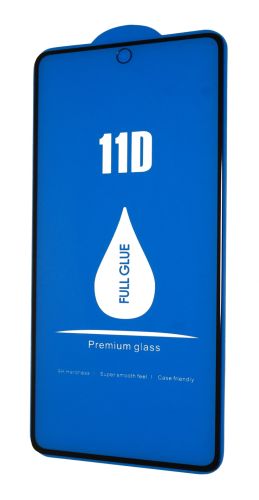 Защитное стекло для Samsung A715 A71 11D FULL GLUE VEGLAS BLUE коробка черный оптом, в розницу Центр Компаньон