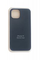 Купить Чехол-накладка для iPhone 14 SILICONE CASE закрытый темно-синий (8) оптом, в розницу в ОРЦ Компаньон