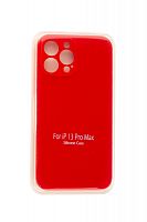 Купить Чехол-накладка для iPhone 13 Pro Max VEGLAS SILICONE CASE NL Защита камеры красная (14) оптом, в розницу в ОРЦ Компаньон