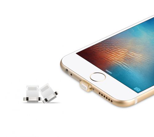 Кабель USB Lightning 8Pin HOCO U16 Magnetic absorption 1.2m серебро - оптовая продажа фото 2 Кабель USB Lightning 8Pin HOCO U16 Magnetic absorption 1.2m серебро - фото фото 2