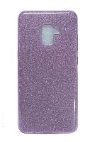 Купить Чехол-накладка для Samsung A730F A8 plus JZZS Shinny 3в1 TPU фиолетовая оптом, в розницу в ОРЦ Компаньон