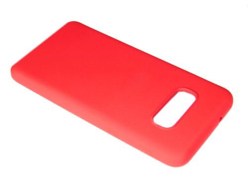 Чехол-накладка для Samsung G970 S10 E SOFT TOUCH TPU ЛОГО красный оптом, в розницу Центр Компаньон фото 2