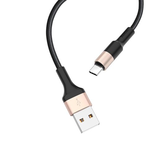 Кабель USB Type-C HOCO X26 2.0A 1м Xpress черно-золотой оптом, в розницу Центр Компаньон фото 2