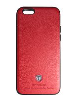 Купить Чехол-накладка для iPhone 6/6S TOP FASHION Litchi TPU красный блистер оптом, в розницу в ОРЦ Компаньон