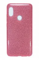 Чехол-накладка для XIAOMI Mi6X/Mi A2 JZZS Shinny 3в1 TPU розовая - фото