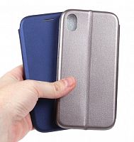 Чехол-книжка для HUAWEI Honor 8C BUSINESS 009805 серый - фото