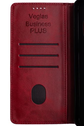 Чехол-книжка для Infinix Hot 50i/Smart 9 VEGLAS BUSINESS PLUS красный - фото фото 7