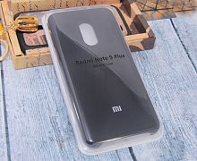 Чехол-накладка для XIAOMI Redmi 5 Plus SILICONE CASE черный (3) - фото