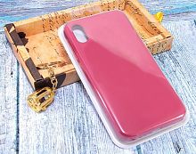 Купить Чехол-накладка для iPhone X/XS SILICONE CASE закрытый малиновый (36) оптом, в розницу в ОРЦ Компаньон