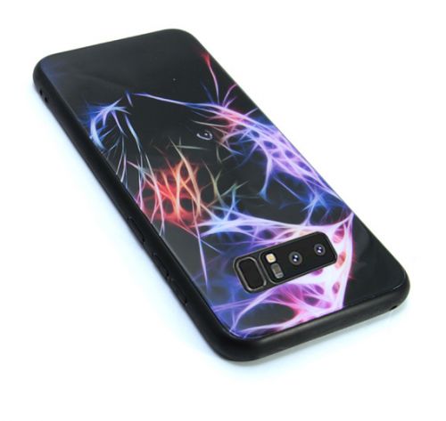 Чехол-накладка для Samsung N950 Note 8 LOVELY GLASS TPU леопард коробка - оптовая продажа фото 3 Чехол-накладка для Samsung N950 Note 8 LOVELY GLASS TPU леопард коробка - фото фото 3