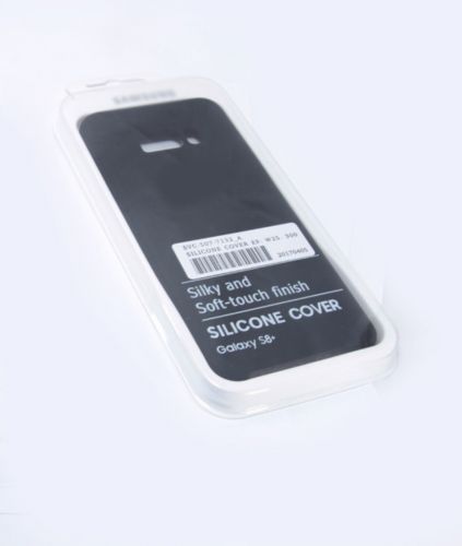 Чехол-накладка для Samsung G955H S8 Plus SILICONE CASE темно-серый - оптовая продажа фото 2 Чехол-накладка для Samsung G955H S8 Plus SILICONE CASE темно-серый - фото фото 2