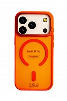Чехол-накладка для iPhone 17 Pro VEGLAS Fog Magnetic оранжевый - фото