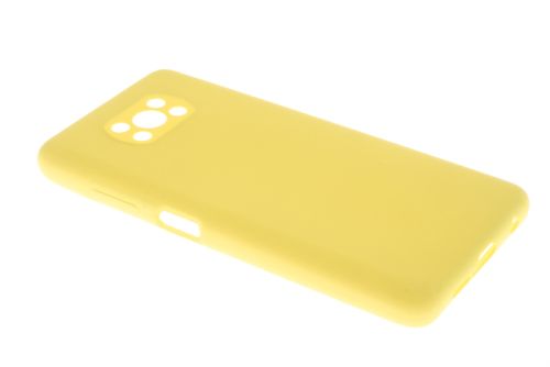 Чехол-накладка для XIAOMI Poco X3 NFC SILICONE CASE OP закрытый желтый (20) оптом, в розницу Центр Компаньон фото 2