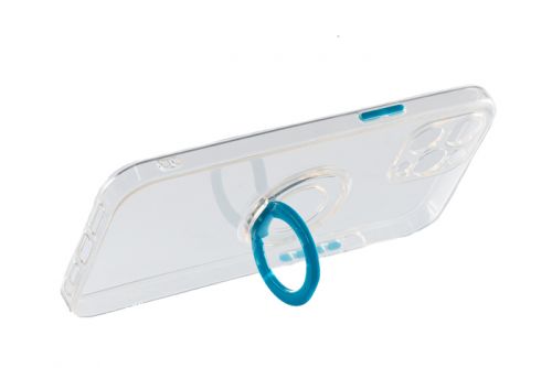 Чехол-накладка для iPhone 12 Pro Max NEW RING TPU голубой оптом, в розницу Центр Компаньон