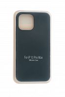 Чехол-накладка для iPhone 13 Pro Max VEGLAS SILICONE CASE закрытый темно-зеленый (49) - фото