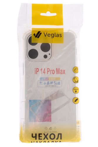 Чехол-накладка для iPhone 14 Pro Max VEGLAS Air Antishock прозрачный оптом, в розницу Центр Компаньон фото 3