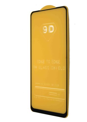 Защитное стекло для XIAOMI Redmi Note 10T FULL GLUE (желтая основа) пакет черный оптом, в розницу Центр Компаньон