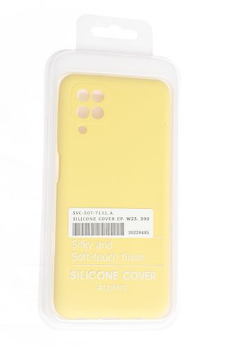 Чехол-накладка для Samsung A125F A12 SILICONE CASE NL OP закрытый желтый (20) оптом, в розницу Центр Компаньон фото 4