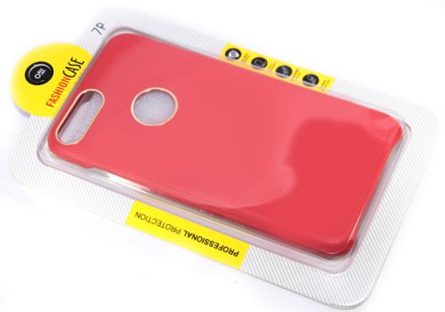 Чехол-накладка для iPhone 7/8 Plus AiMee КОЖА Золотые вставки красный оптом, в розницу Центр Компаньон фото 2