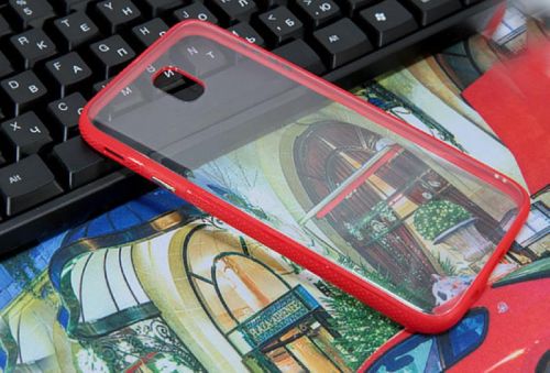 Чехол-накладка для Samsung J330 J3 2017 JZZS NEW Acrylic TPU+PC пакет красный - оптовая продажа Чехол-накладка для Samsung J330 J3 2017 JZZS NEW Acrylic TPU+PC пакет красный - фото