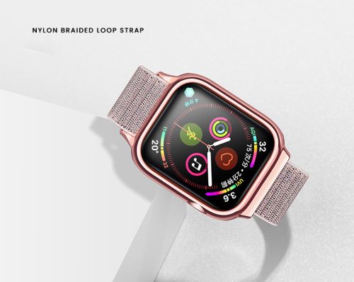 Ремешок для Apple Watch USAMS US-ZB073 Nylon Loop Strap 38/40/41mm розовое золото оптом, в розницу Центр Компаньон фото 3