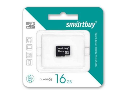 Карта памяти MicroSD 16 Gb Класс 10 Smart Buy без адаптер оптом, в розницу Центр Компаньон фото 2