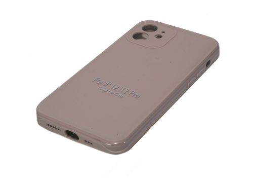 Чехол-накладка для iPhone 12 VEGLAS SILICONE CASE NL Защита камеры светло-розовый (19) оптом, в розницу Центр Компаньон фото 2