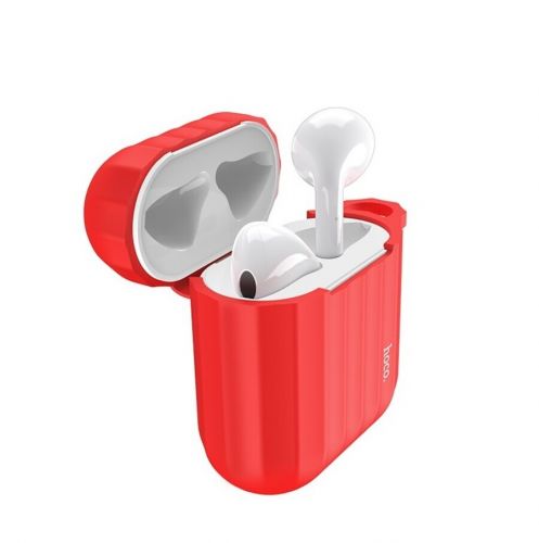 Чехол для наушников Airpods HOCO WB10 красный - оптовая продажа фото 2 Чехол для наушников Airpods HOCO WB10 красный - фото фото 2