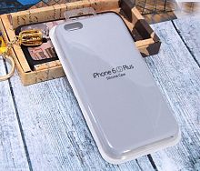 Чехол-накладка для iPhone 6/6S Plus SILICONE CASE светло-серый (26) - фото