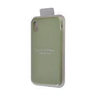 Купить Чехол-накладка для iPhone XS Max VEGLAS SILICONE CASE NL закрытый оливковый (1) оптом, в розницу в ОРЦ Компаньон