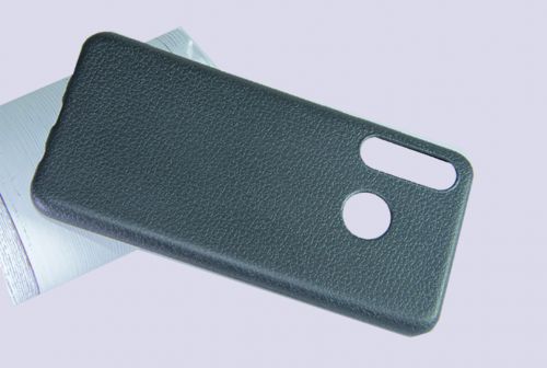 Чехол-накладка для HUAWEI P30 Lite FASHION LITCHI TPU черный - фото фото 3
