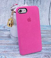 Купить Чехол-накладка для iPhone 7/8/SE ALCANTARA CASE ярко-розовый оптом, в розницу в ОРЦ Компаньон
