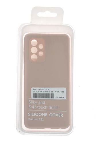 Чехол-накладка для Samsung A525F A52 SILICONE CASE OP закрытый светло-розовый (18) оптом, в розницу Центр Компаньон фото 4