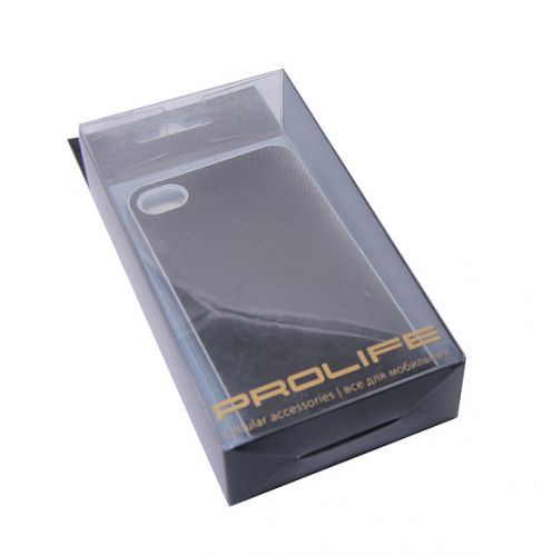 Чехол-накладка для iPhone 4/4S PROLIFE CLIP CASE хайтек Soft черн - фото фото 2
