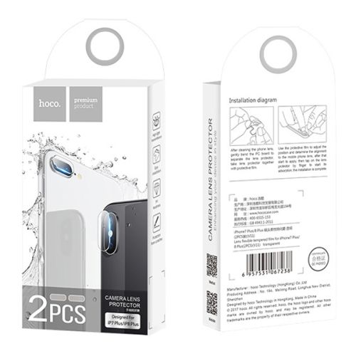 Защитная пленка для iPhone 7/8 Plus КАМЕРА HOCO V11 (2 штуки) оптом, в розницу Центр Компаньон