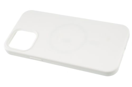 Чехол-накладка для iPhone 12 Pro Max SILICONE TPU поддержка MagSafe белый коробка оптом, в розницу Центр Компаньон фото 2