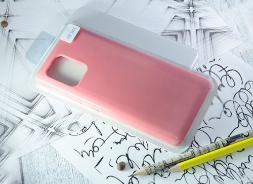 Чехол-накладка для Samsung G770 S10 Lite SILICONE CASE закрытый розовый (4) оптом, в розницу Центр Компаньон