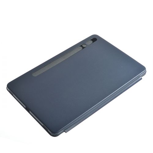 Чехол-подставка для Samsung T870 Tab S7 euro 1:1 VEGLAS кожа темно-синий - оптовая продажа фото 3 Чехол-подставка для Samsung T870 Tab S7 euro 1:1 VEGLAS кожа темно-синий - фото фото 3