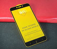 Купить Защитное стекло для XIAOMI Redmi Go FULL GLUE (желтая основа) пакет черный оптом, в розницу в ОРЦ Компаньон