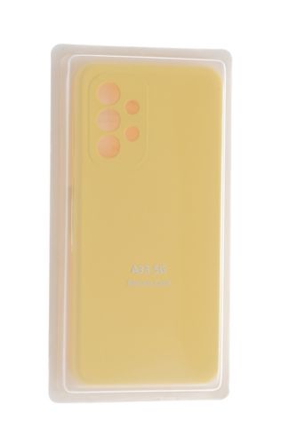 Чехол-накладка для Samsung A335F A33 SILICONE CASE закрытый желтый (20) - фото